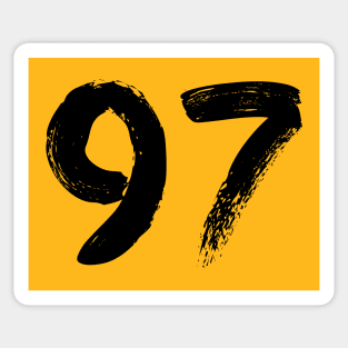 Number 97 Sticker